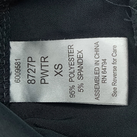 Med Couture Plus + One Women's Pewter Maturity Scrub Pants Size XS 4 Way Stretch - Picture 11 of 16